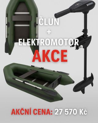 🔴 AKCE! Člun + motor za výhodnou cenu 🔴 🚤 SET: Boat007 K290 KIB + Rhino VX 65 🎯 Ideální kombinace pro rybáře i výletníky!...